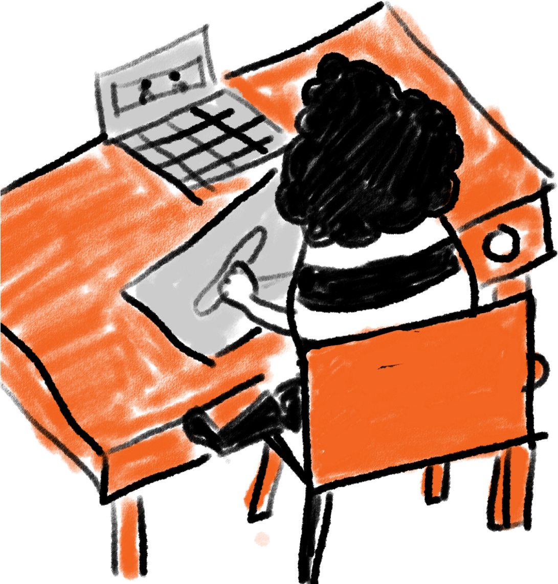 Also Graphic Tablet Helps Me Keeping My Back Straight - Also Graphic Tablet Helps Me Keeping My Back Straight (1600x1143)