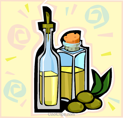 Olive Oil Royalty Free Vector Clip Art Illustration - Olive Oil Royalty Free Vector Clip Art Illustration (480x458)