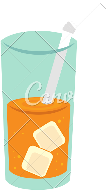 Glass Straw Drink Ice Icon Vector Graphic - Glass Straw Drink Ice Icon Vector Graphic (800x800)