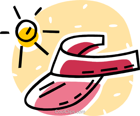 Sun Visor Royalty Free Vector Clip Art Illustration - Sun Visor Royalty Free Vector Clip Art Illustration (480x399)