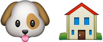 Dog House Emoji Meanings Emoji Stories Rh Emojimeanings - Dog House Emoji Meanings Emoji Stories Rh Emojimeanings (1000x200)