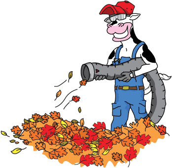 Graphic Royalty Free Library Leaf Raking Clipart - Graphic Royalty Free Library Leaf Raking Clipart (357x360)