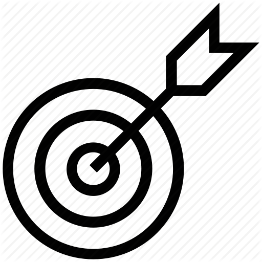 Arrow On Bullseye Png Clipart Computer Icons Bullseye - Arrow On Bullseye Png Clipart Computer Icons Bullseye (512x512)