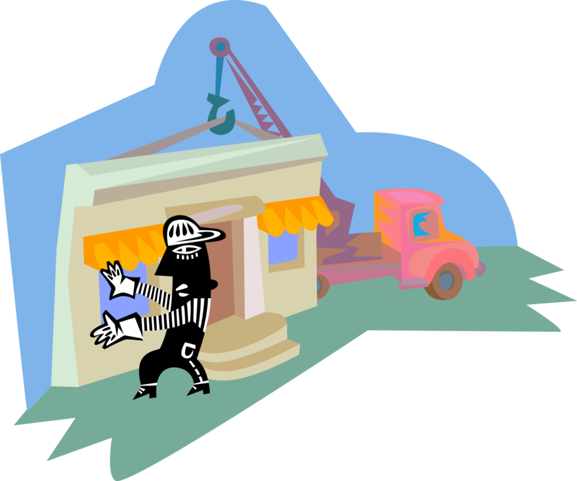 Vector Illustration Of New Home Fabrication And Construction - Vector Illustration Of New Home Fabrication And Construction (839x700)