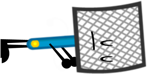 Fly Swatter Png Clip Art Black And White Stock - Fly Swatter Png Clip Art Black And White Stock (872x486)