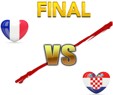 Fifa World Cup 2018 Final Match France Vs Croatia Png - Fifa World Cup 2018 Final Match France Vs Croatia Png (400x303)