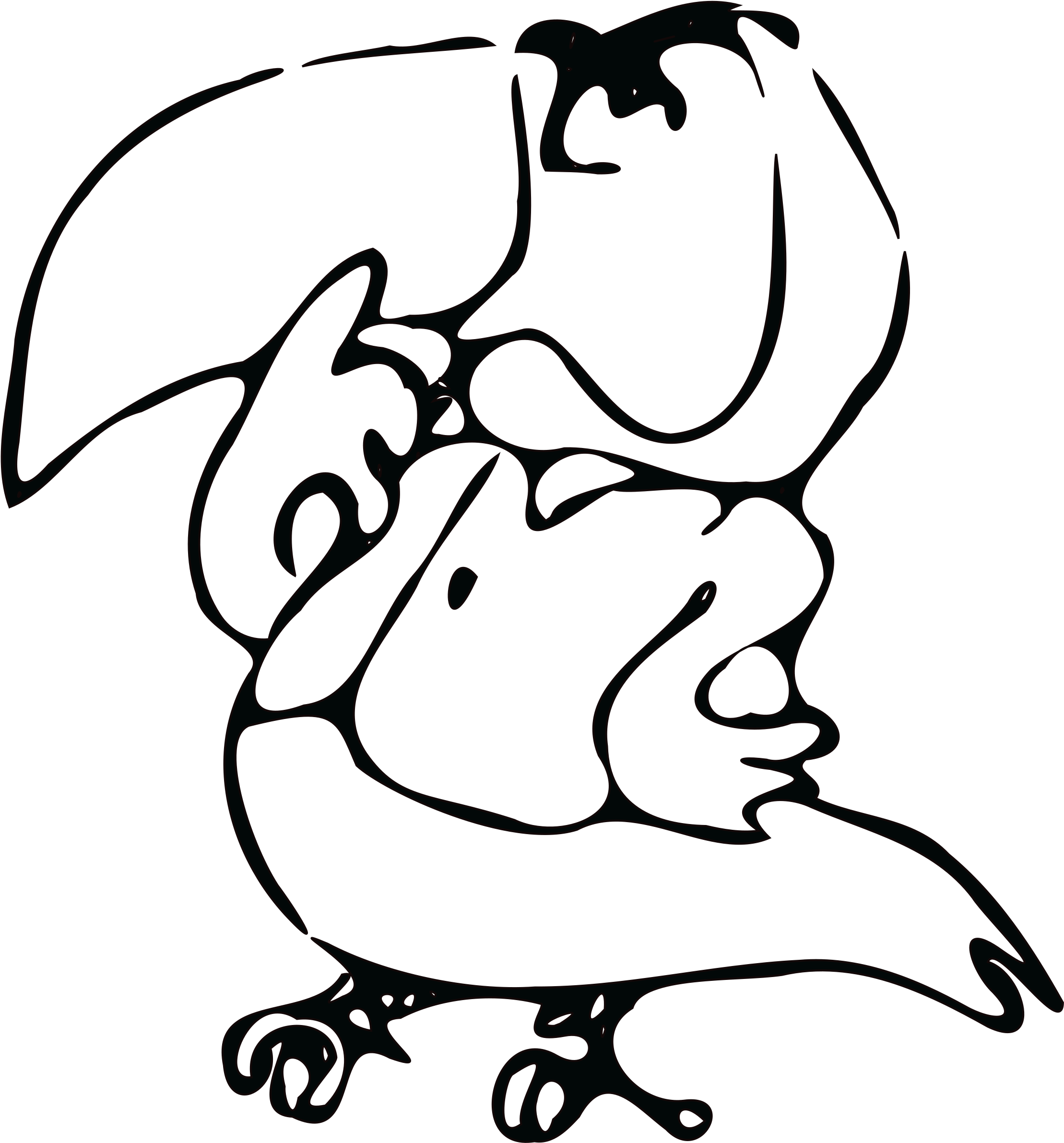 Collection Of Turkey Drawing Cliparts - Collection Of Turkey Drawing Cliparts (2400x2400)