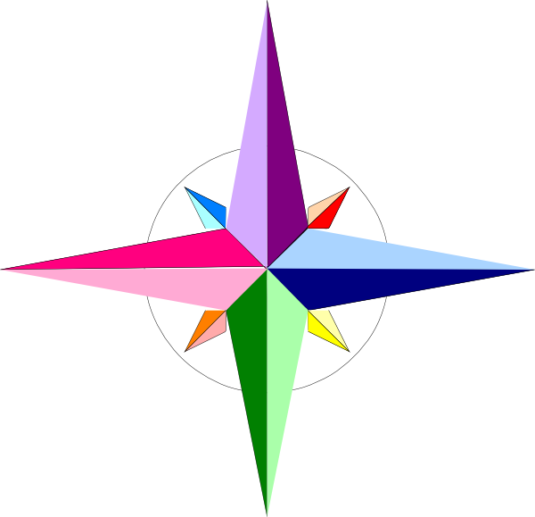 Compass Clip Art At Clker Com Online - Compass Clip Art At Clker Com Online (600x579)