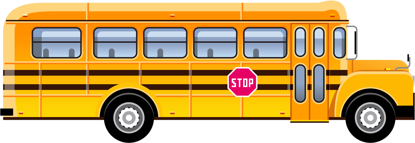 Фотки Art Transportation, Wheels On The Bus, Clip Art, - Фотки Art Transportation, Wheels On The Bus, Clip Art, (1600x582)