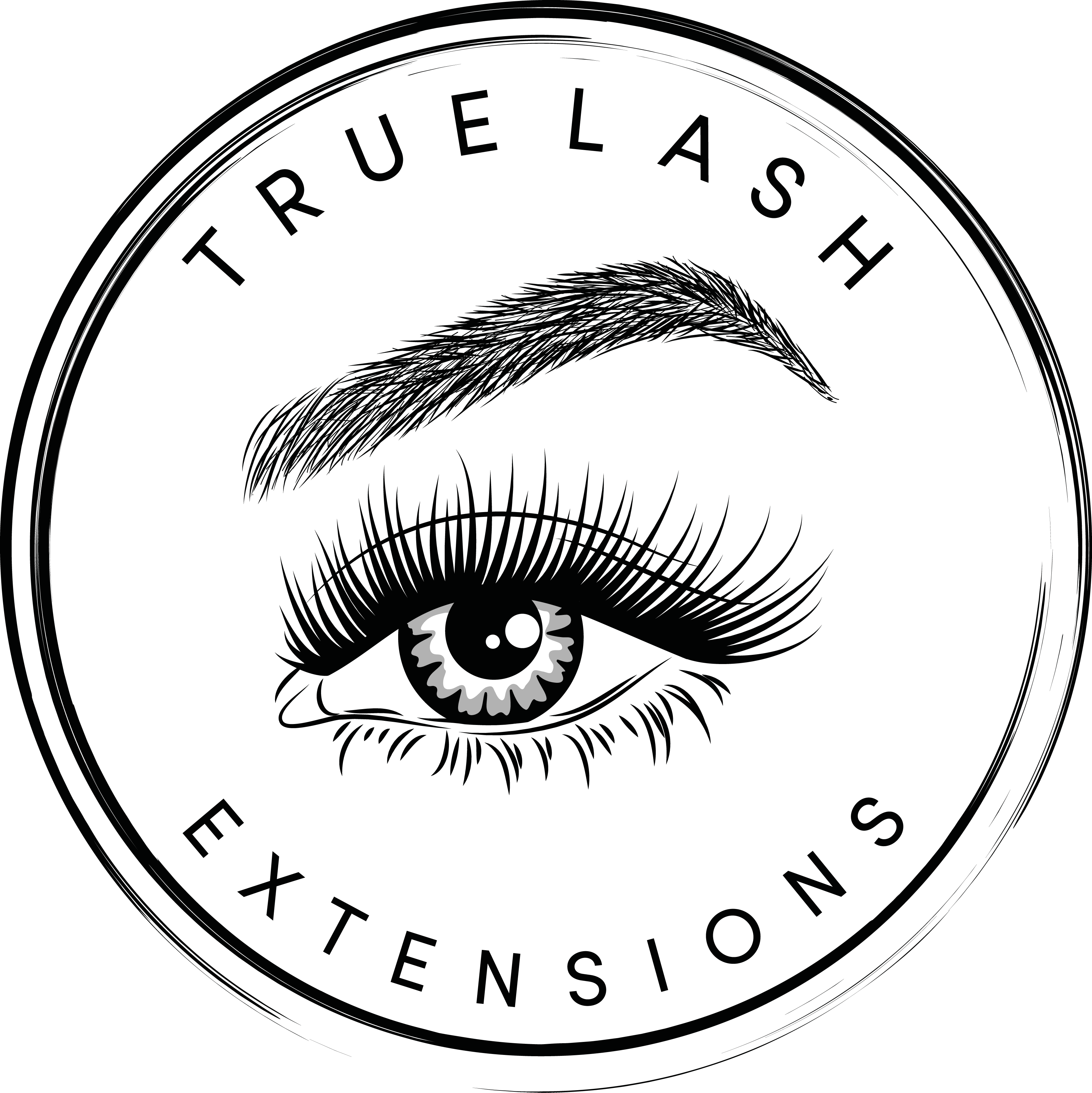 Lashes Drawing Eyelash Extension - Lashes Drawing Eyelash Extension (3442x3445)