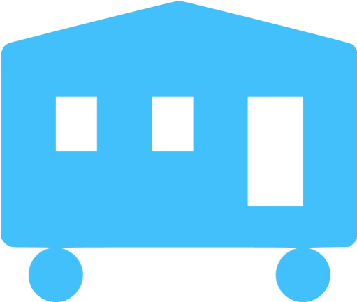 Caribbean Blue Mobile Home Icon - Caribbean Blue Mobile Home Icon (512x512)