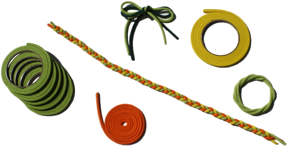 Designer Wool Felt Strips And Wicking - Designer Wool Felt Strips And Wicking (1000x510)