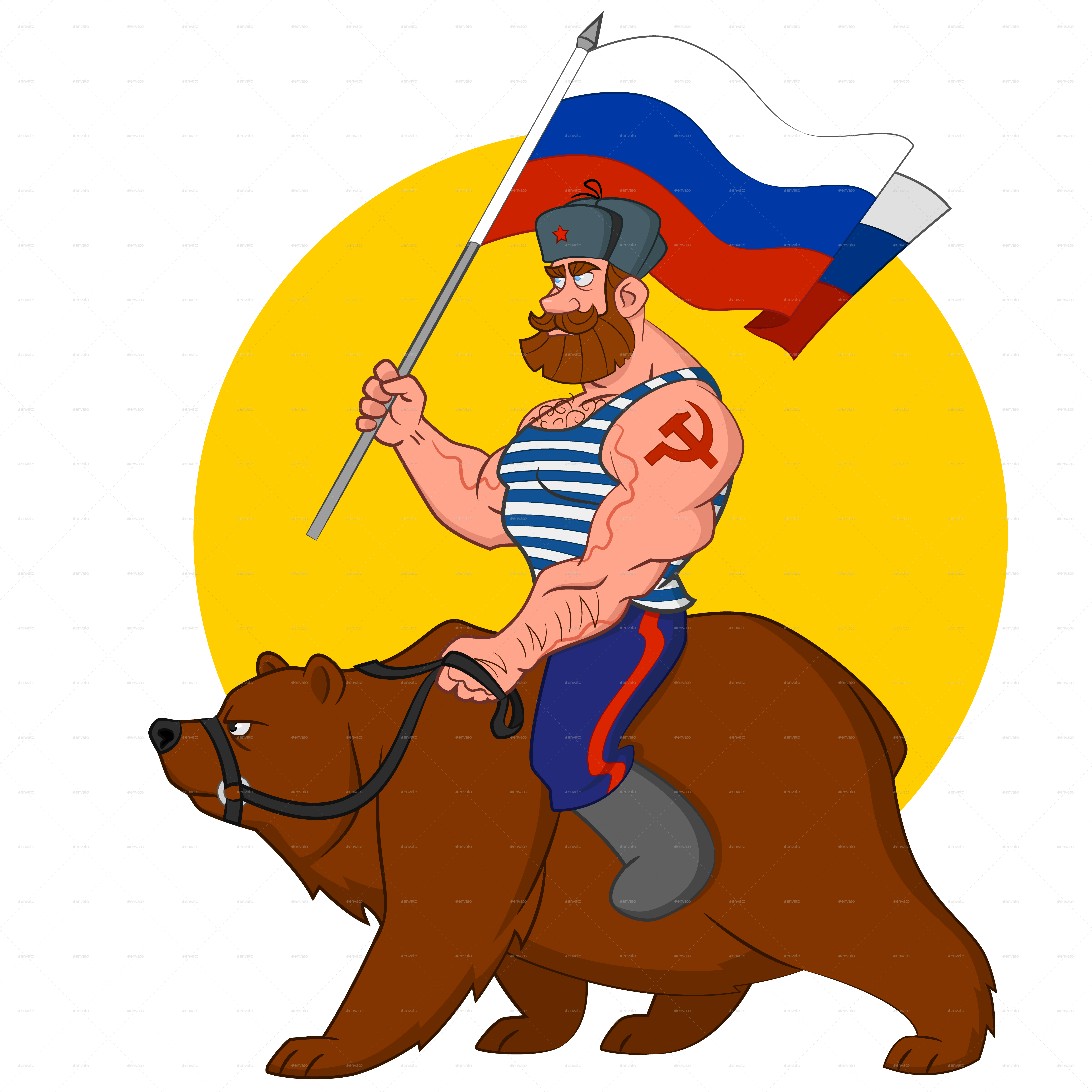 Казак рисунок