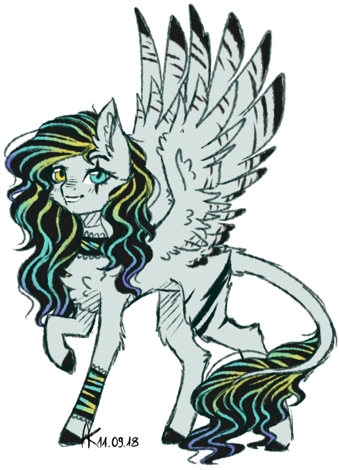 Adakola, Female, Heterochromia, Mare, Oc, Oc - Adakola, Female, Heterochromia, Mare, Oc, Oc (678x940)