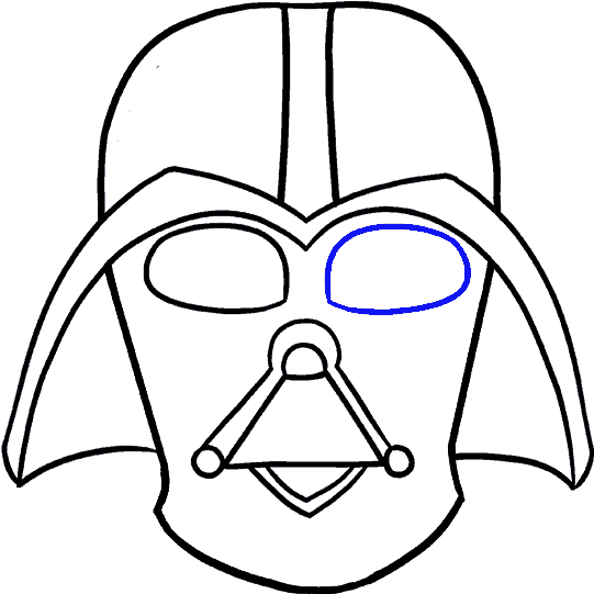 Darth Vader Clipart Simple Jpg - Darth Vader Clipart Simple Jpg (678x600)