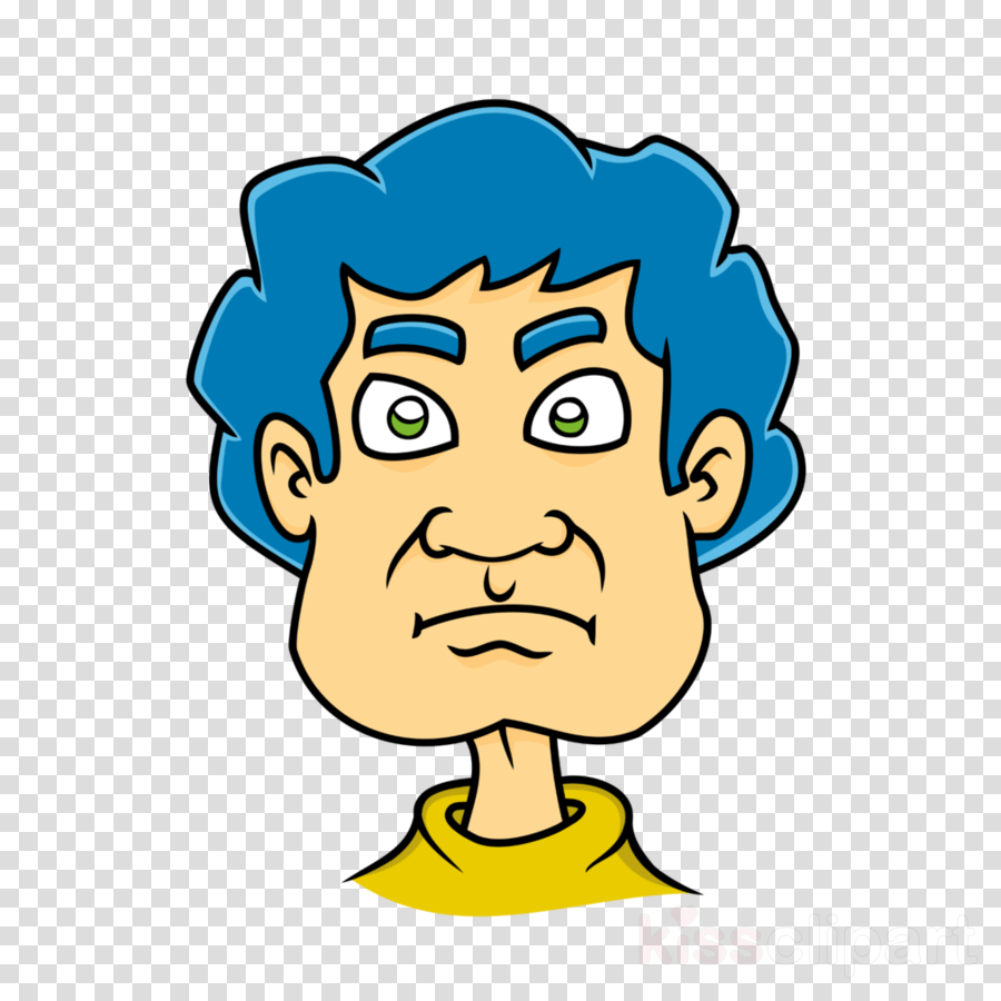 Man With Blue Hair Clip Art Clipart Blue Hair Clip - Man With Blue Hair Clip Art Clipart Blue Hair Clip (900x900)