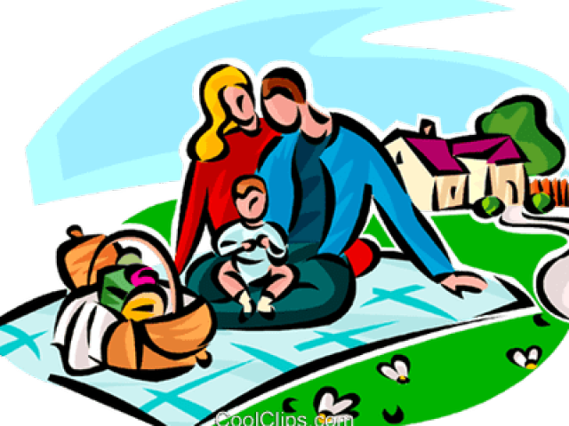 Picnic Clipart Family Picnic - Picnic Clipart Family Picnic (640x480)