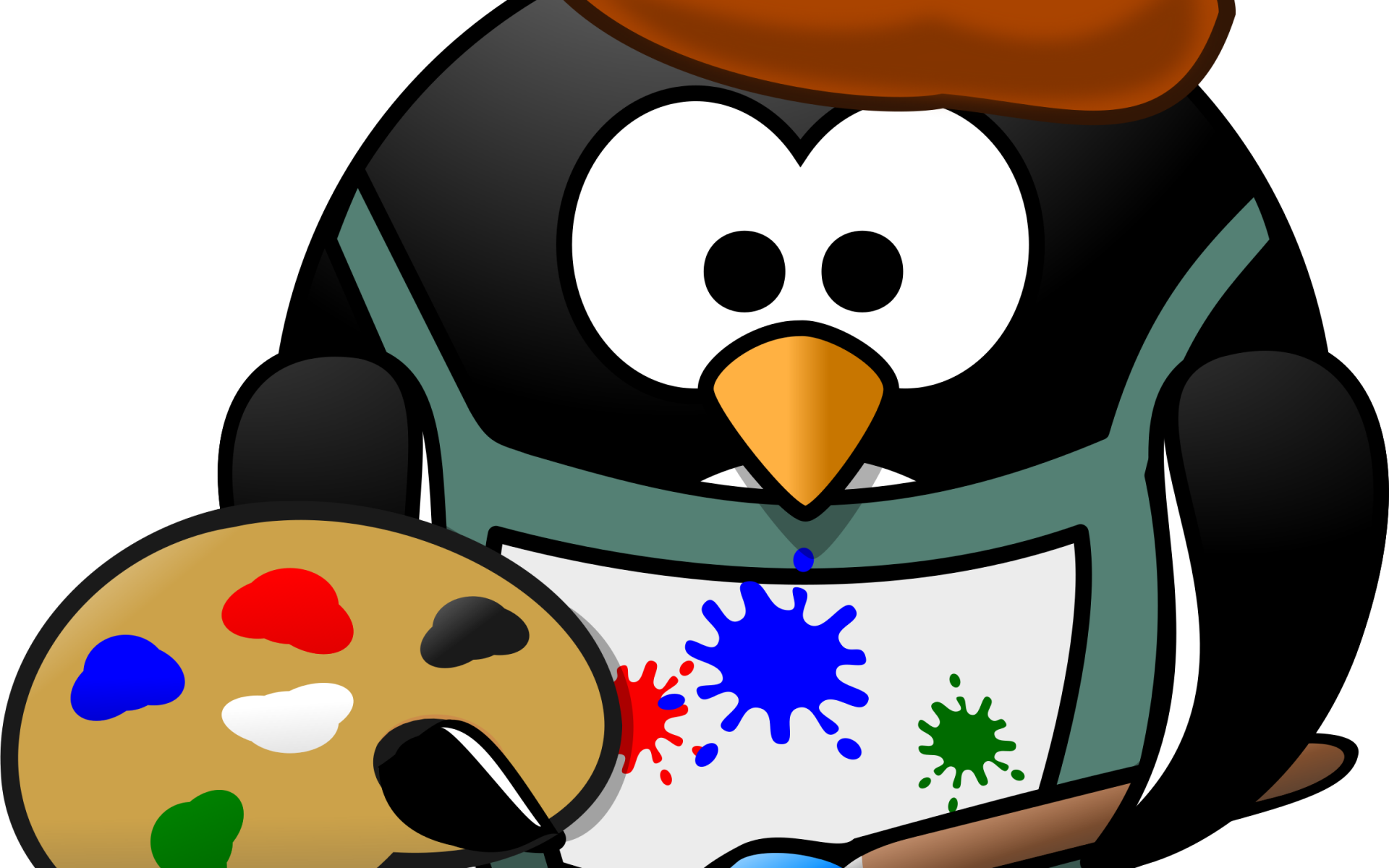 Artistic Clipart Penguin - Artistic Clipart Penguin (1920x1200)
