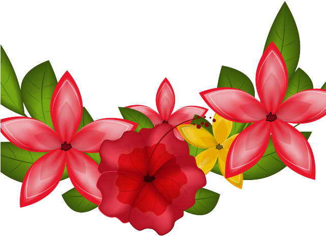 Frangipani Clipart Exotic Flower - Frangipani Clipart Exotic Flower (640x480)