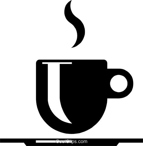 Coffee Cup Symbol Royalty Free Vector Clip Art Illustration - Coffee Cup Symbol Royalty Free Vector Clip Art Illustration (472x480)