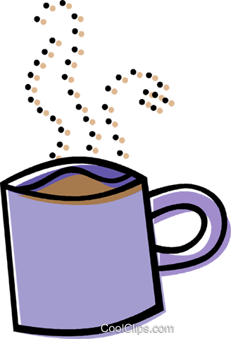 Cup Of Coffee Royalty Free Vector Clip Art Illustration - Cup Of Coffee Royalty Free Vector Clip Art Illustration (328x480)