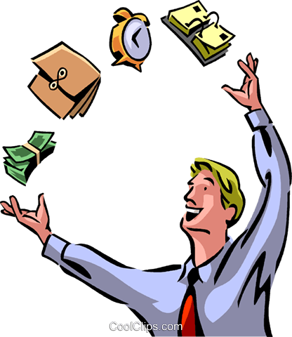 Juggling And Multitasking Royalty Free Vector Clip - Juggling And Multitasking Royalty Free Vector Clip (416x480)