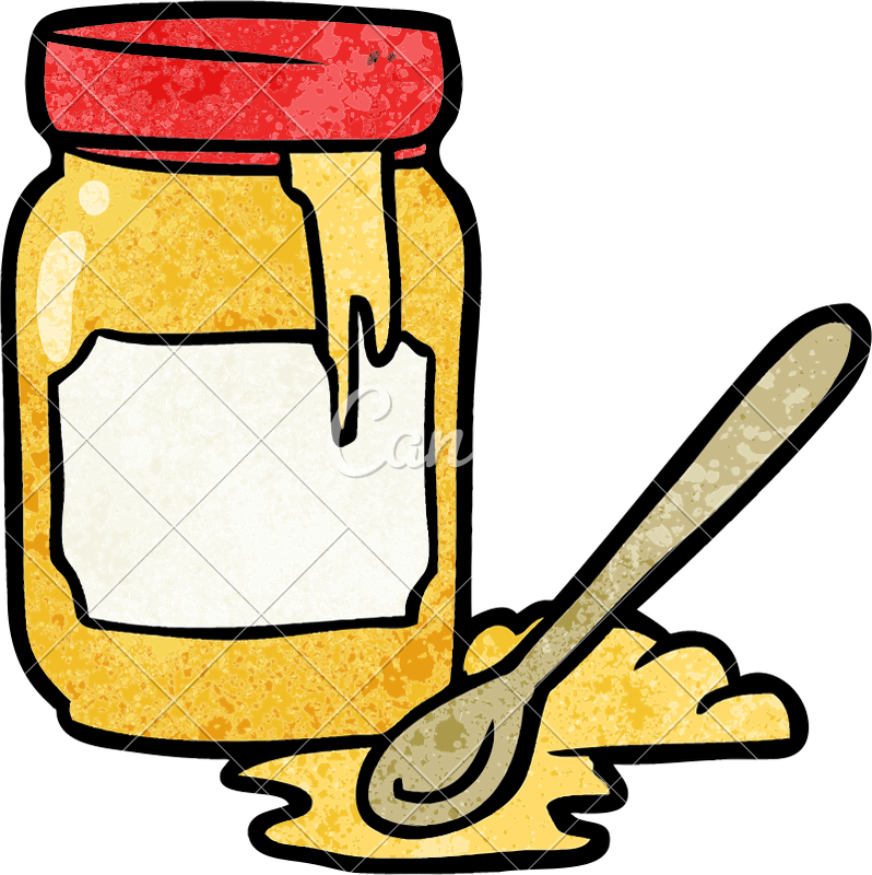 Cartoon Jar Of Honey Icon - Cartoon Jar Of Honey Icon (798x800)
