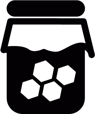 Jar Of Honey Vector - Jar Of Honey Vector (400x400)
