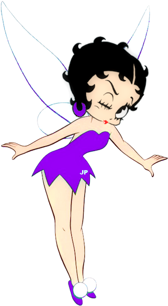Betty Boop As Tinkerbell By Joke Peeman - Betty Boop As Tinkerbell By Joke Peeman (356x630)