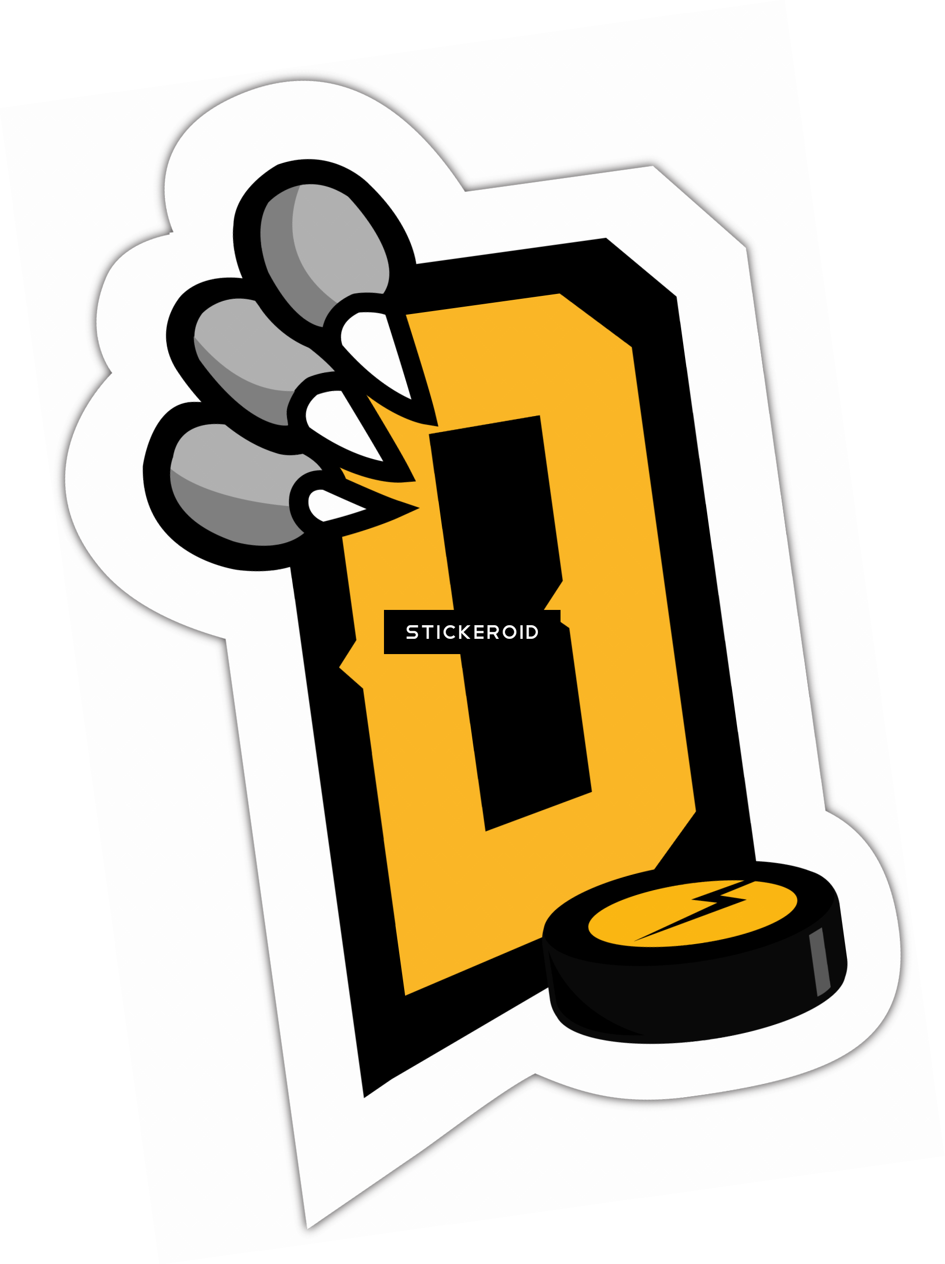 Crossed Ice Hockey Sticks And Puck - Crossed Ice Hockey Sticks And Puck (1927x2576)