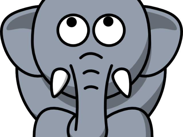 Cartoon Animals Clipart Elephant - Cartoon Animals Clipart Elephant (640x480)