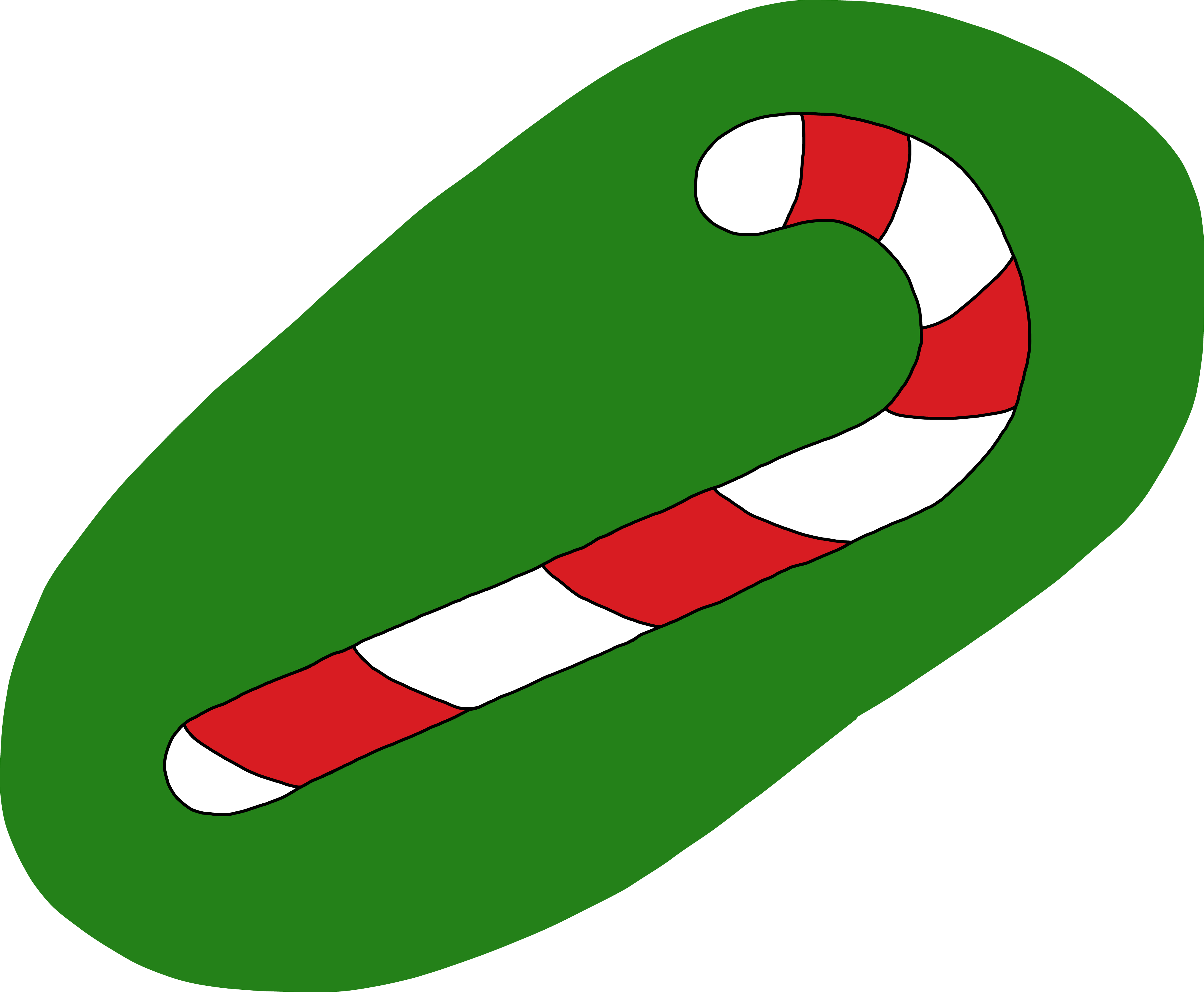 Antlers Candy Cane - Antlers Candy Cane (4214x3471)