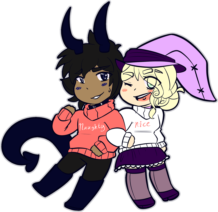 Naughty And Nice By Prince-galaxii - Naughty And Nice By Prince-galaxii (907x881)