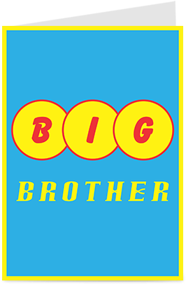 Big Brother Greeting Card - Big Brother Greeting Card (284x426)