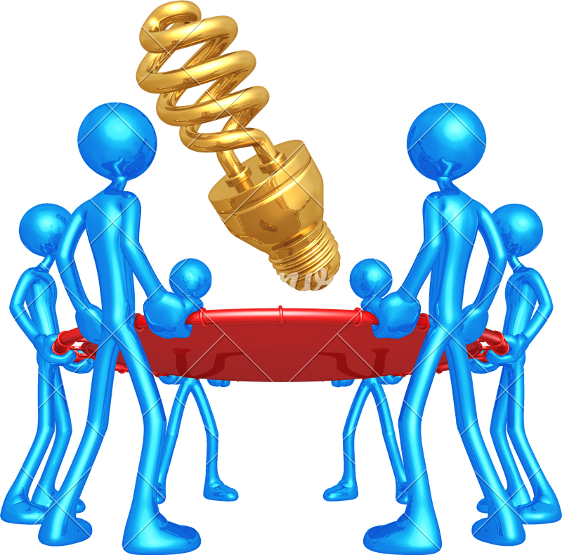 3d Blue Man With Trampoline - 3d Blue Man With Trampoline (800x790)