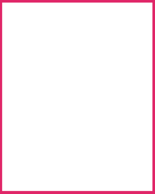 Pink Border Png - Pink Border Png (640x800)