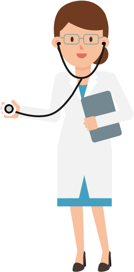 Clipart Doctor Stethoscope Cartoon Pink Black Stethoscope - Clipart Doctor Stethoscope Cartoon Pink Black Stethoscope (2000x1126)