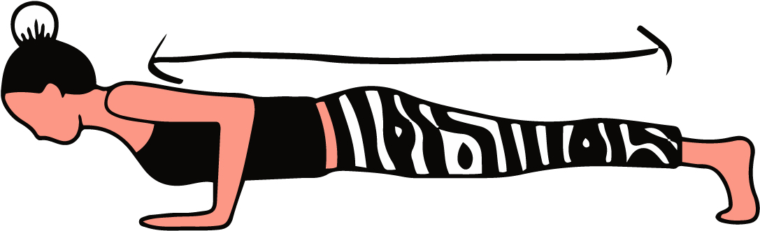 #5 Push Up Pose Or Four Limbed Staff Pose - #5 Push Up Pose Or Four Limbed Staff Pose (1191x842)