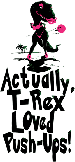 Cool T Shirt Featuring T Rex In Push Up Bra And Thong - Cool T Shirt Featuring T Rex In Push Up Bra And Thong (630x630)