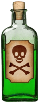 Bottle Of Green Poison - Bottle Of Green Poison (400x400)