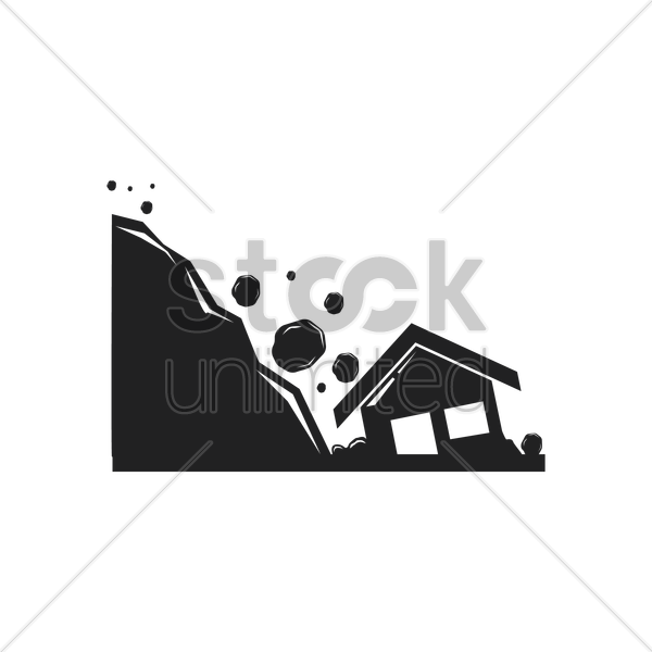 Landslide Clipart Landslide Terrain Clip Art - Landslide Clipart Landslide Terrain Clip Art (600x600)