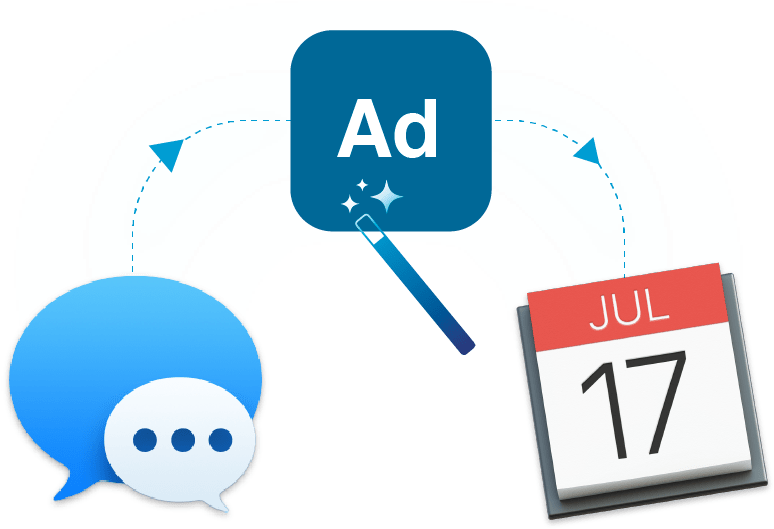 From Advertisement Mail To Scheduled Event - From Advertisement Mail To Scheduled Event (828x700)