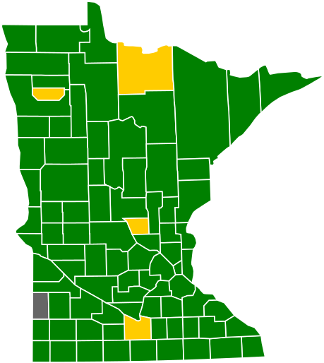 Minnesota Results By County - Minnesota Results By County (500x561)