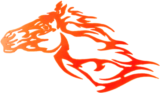 Flaming Horse Head Metal Wall Art - Flaming Horse Head Metal Wall Art (554x320)