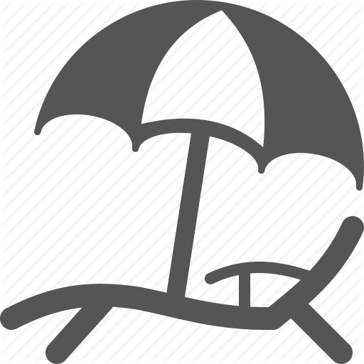 Beach Chair And Umbrella Icon Clipart Chair Computer - Beach Chair And Umbrella Icon Clipart Chair Computer (512x512)