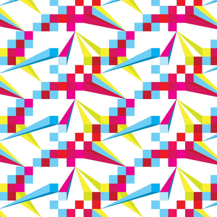 Clip Art 1980s-pattern With Transparent Background - Clip Art 1980s-pattern With Transparent Background (736x736)