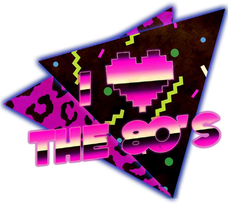Picture Transparent 80s Vector I Love The - Picture Transparent 80s Vector I Love The (800x800)