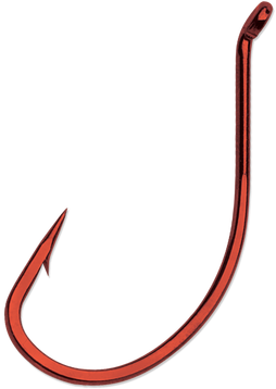 Vmc 7105 Wide Gap Walleye Tin Red Live Bait Hook 7105tr - Vmc 7105 Wide Gap Walleye Tin Red Live Bait Hook 7105tr (500x358)