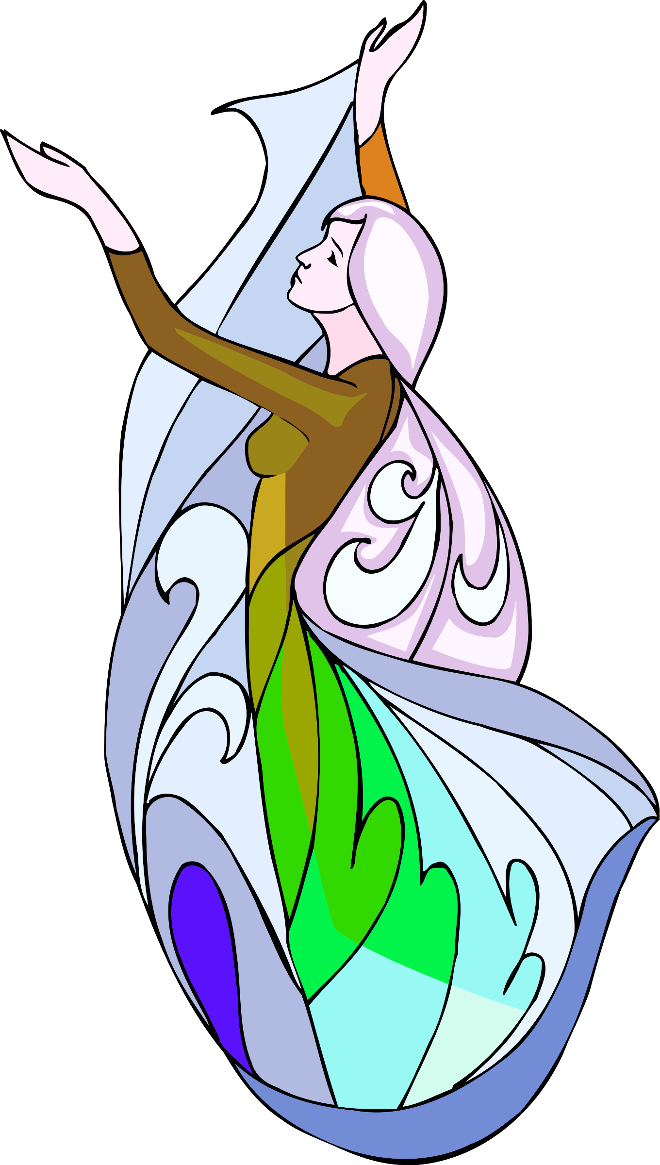 Ballet Dancer Art Drawing - Ballet Dancer Art Drawing (1360x2400)