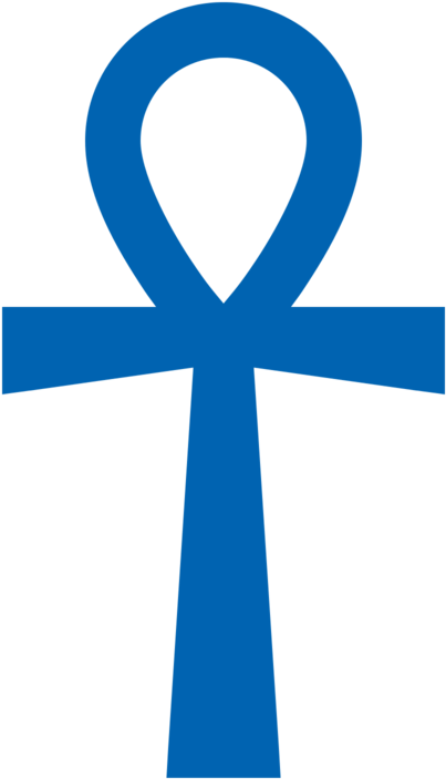 Pin Ankh Clipart Blue - Pin Ankh Clipart Blue (800x800)